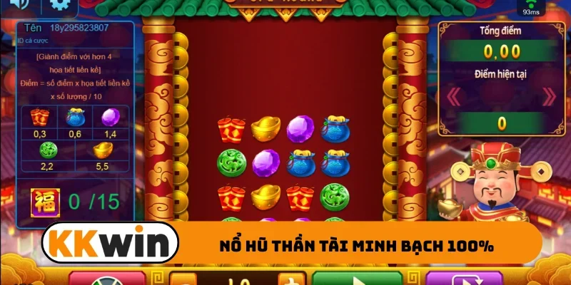 Nổ hũ Thần Tài minh bạch 100%