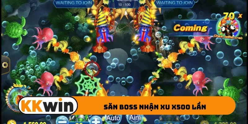 Săn boss nhận xu x500 lần