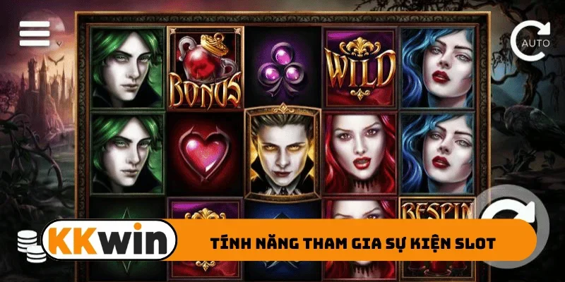Tính năng tham gia sự kiện slot